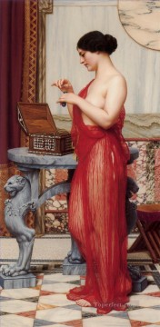ジョン・ウィリアム・ゴッドワード Painting - 新しい香水新古典主義者の女性ジョン・ウィリアム・ゴッドワード